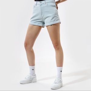 LEVI’S!!! Levi’s high waisted mom shorts.